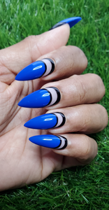 Reverse French Tip (Blue)